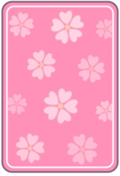 Kawaii-Kartenrückseite