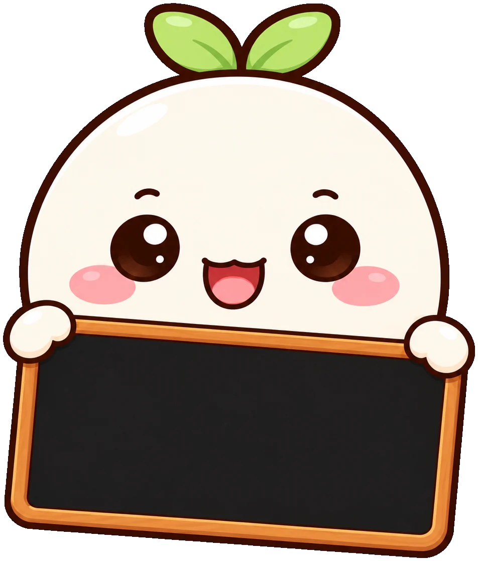 Mochi hält eine Tafel mit dem Hinweis auf über eine Million Partien