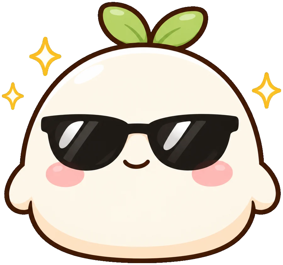 Mochi mit Sonnenbrille